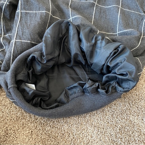 Fairway & Greene Italian Merino Wool 1/4 Zip Sweater Lined Medium Gray - Picture 4 of 7